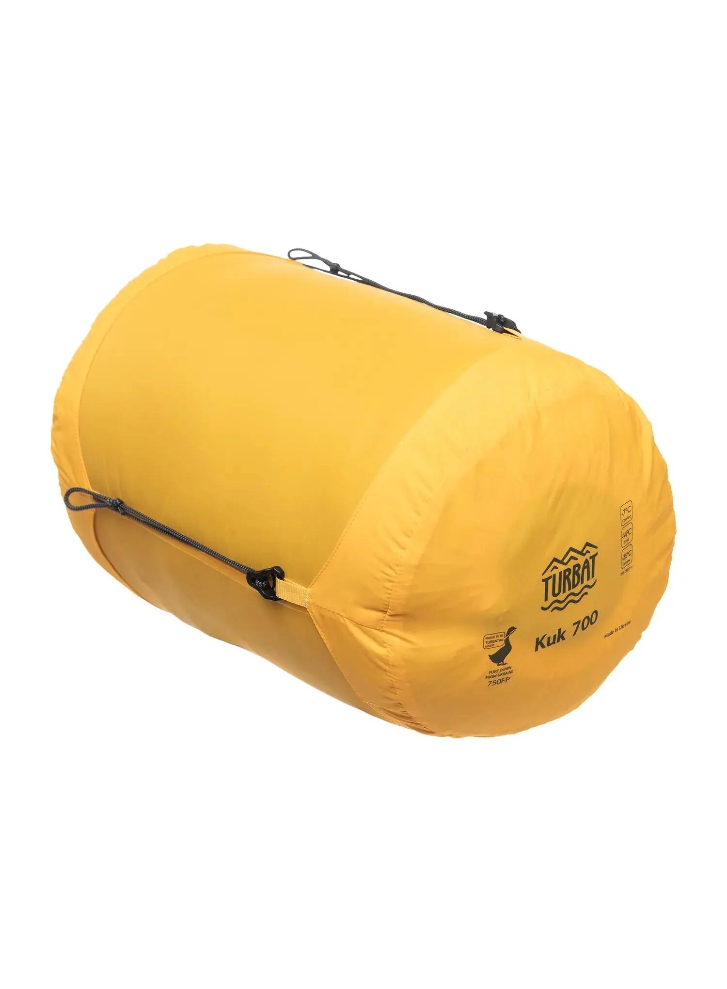 Śpiwór puchowy Turbat Kuk 700 (195 cm) - legion blue/dark cheddar 2/5