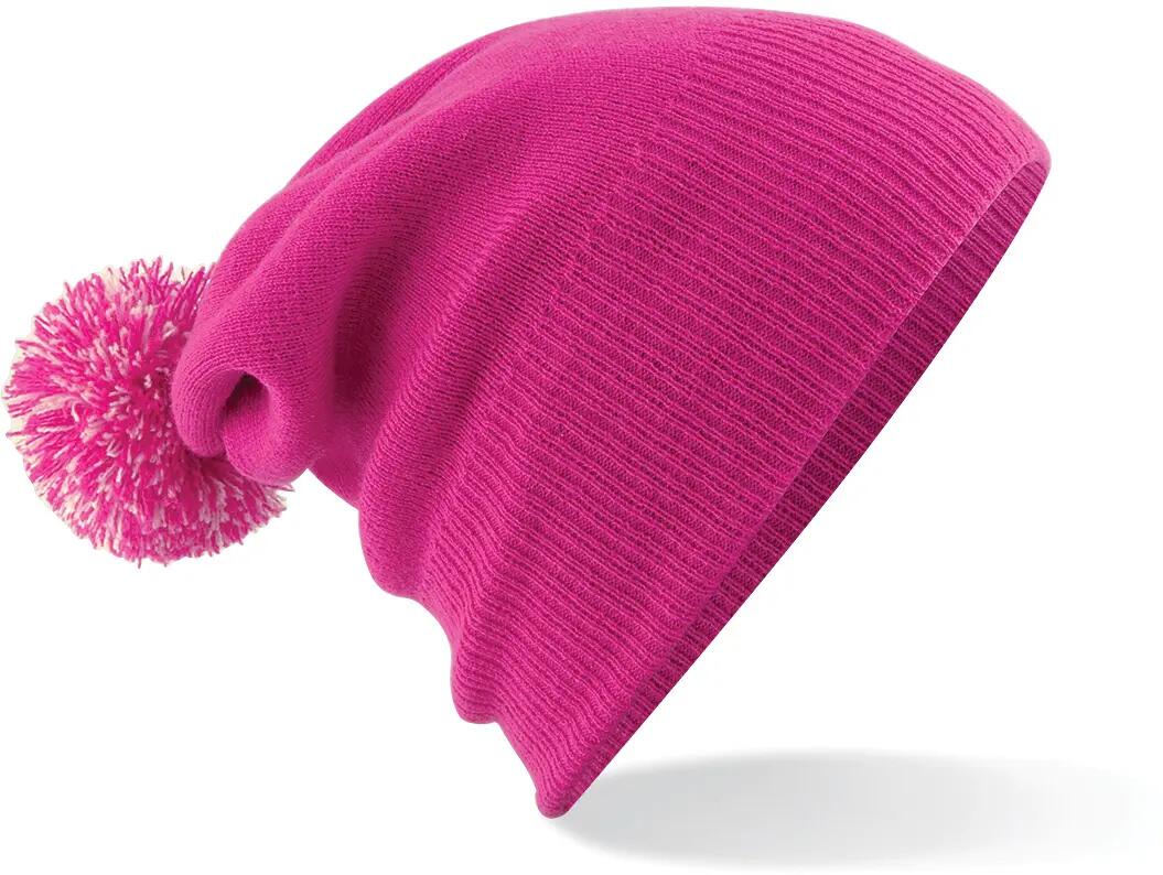 Bonnet Snowstar® - Fuchsia / Off White - One Size 3/4