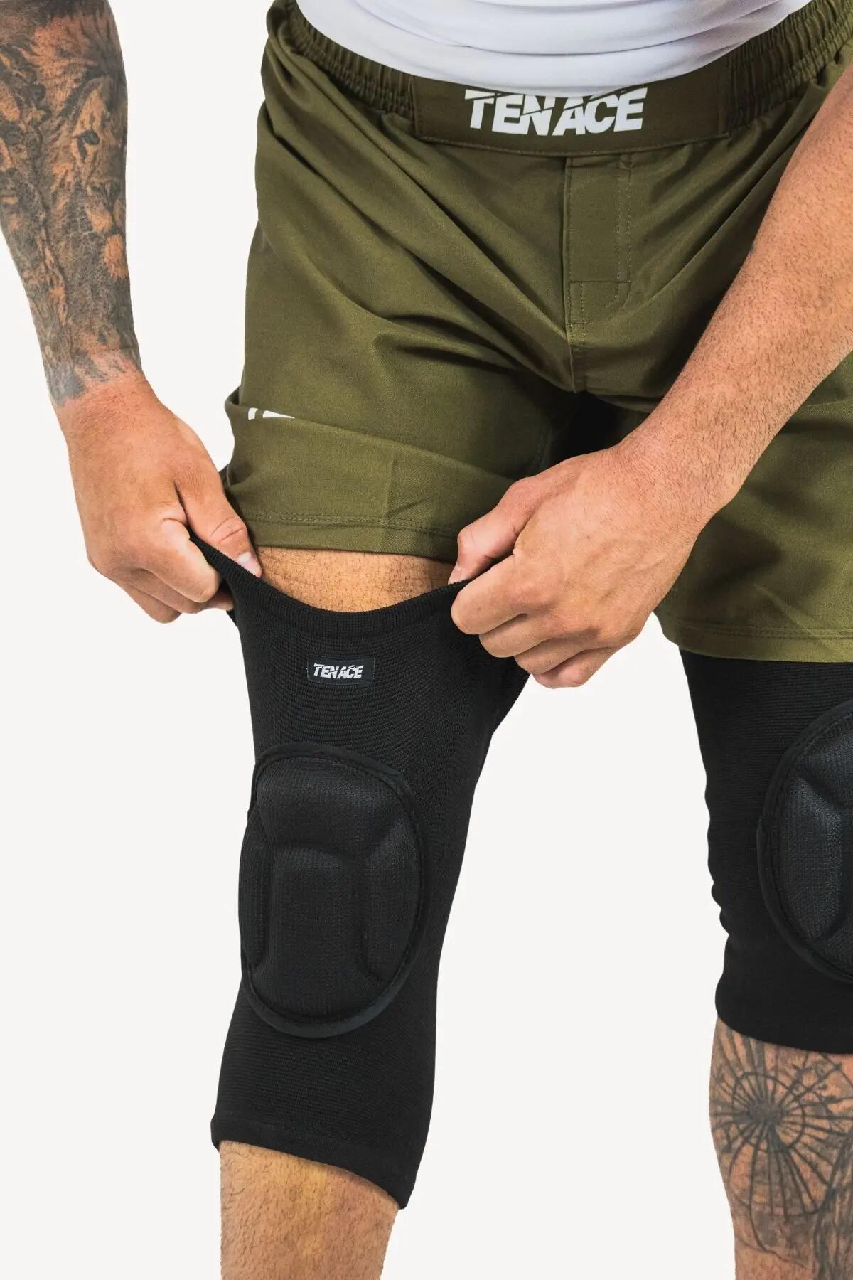 Joelheira Tenace Impact - Acolchoadas Brancas para MMA, Luta, Wrestling 2/6