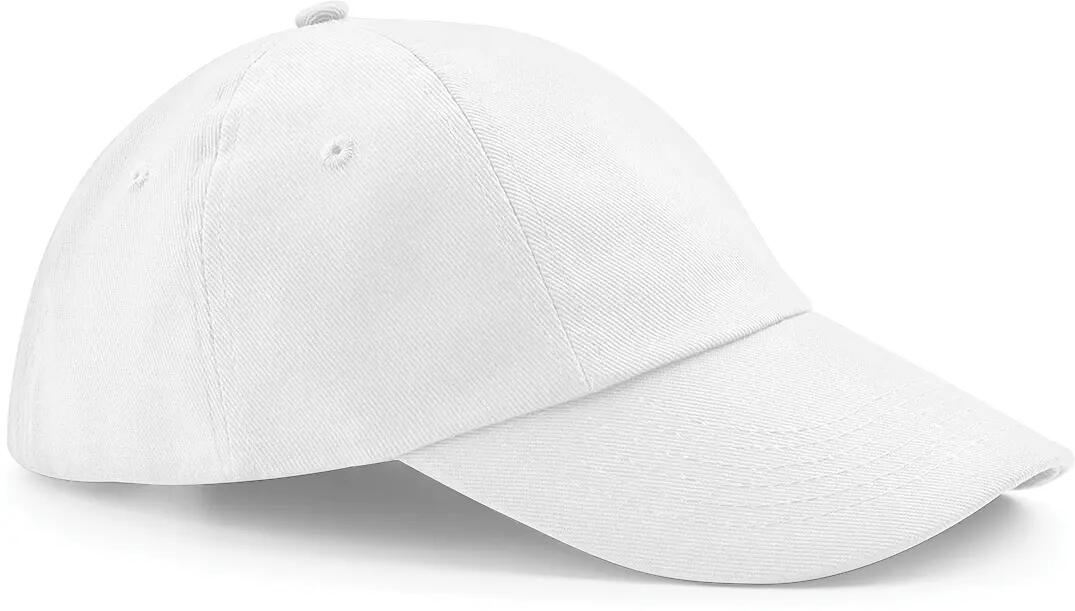 Casquette profil bas en coton drill - 6 panneaux - White - One Size 3/4