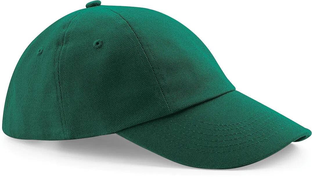 Casquette profil bas en coton drill - 6 panneaux - Bottle Green - One Size 3/4