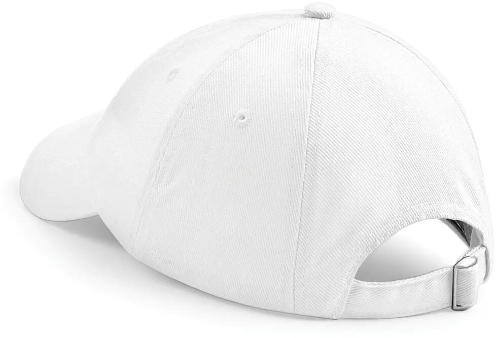 Casquette profil bas en coton drill - 6 panneaux - White - One Size 2/4