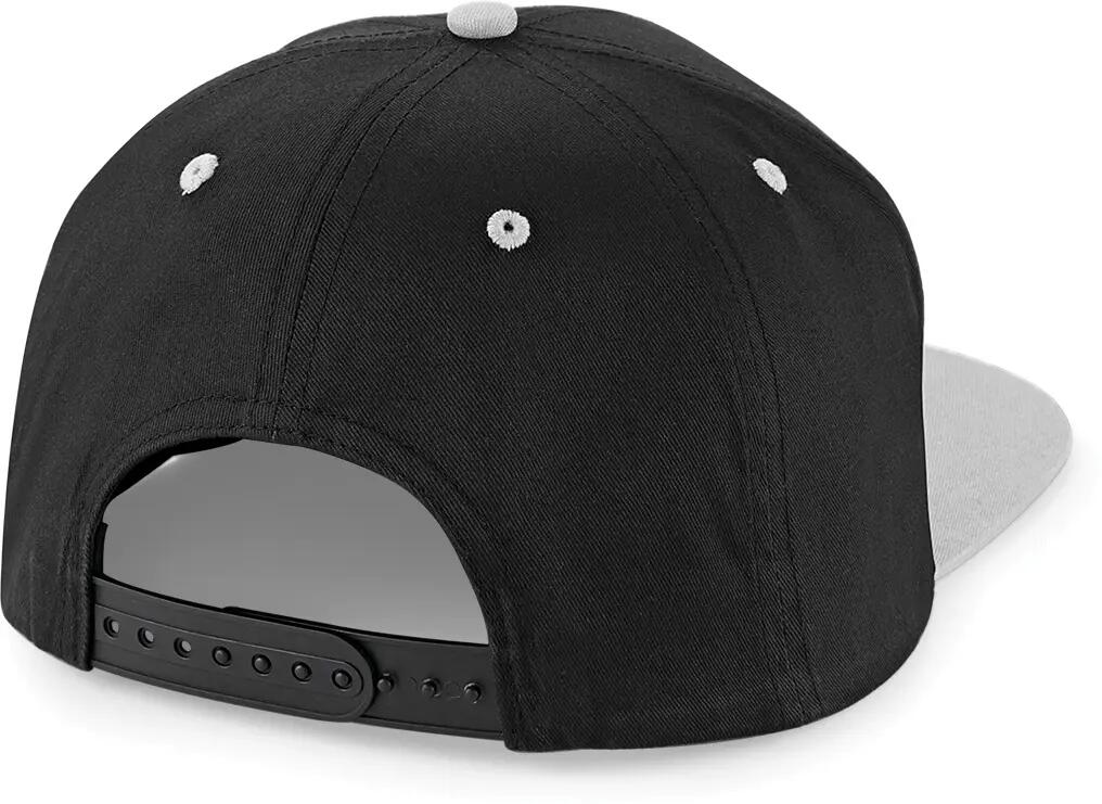 Casquette Snapback contrastée - 5 panneaux - Black / Grey - One Size 2/4