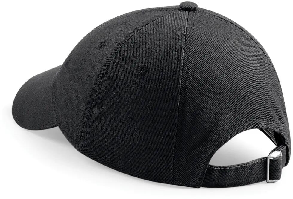 Casquette profil bas en coton drill - 6 panneaux - Black - One Size 2/4
