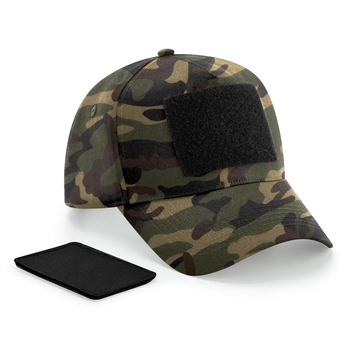 Casquette 5 panneaux avec patch amovible - Jungle Camo - One Size 4/4