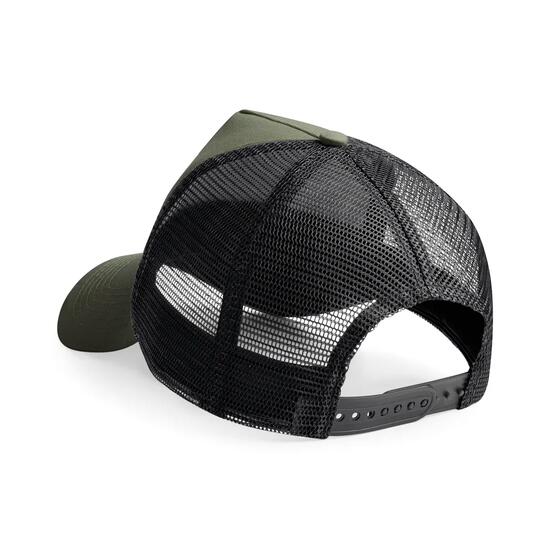 Casquette filet junior réglable à l'arrière - Olive Green / Black - One Size