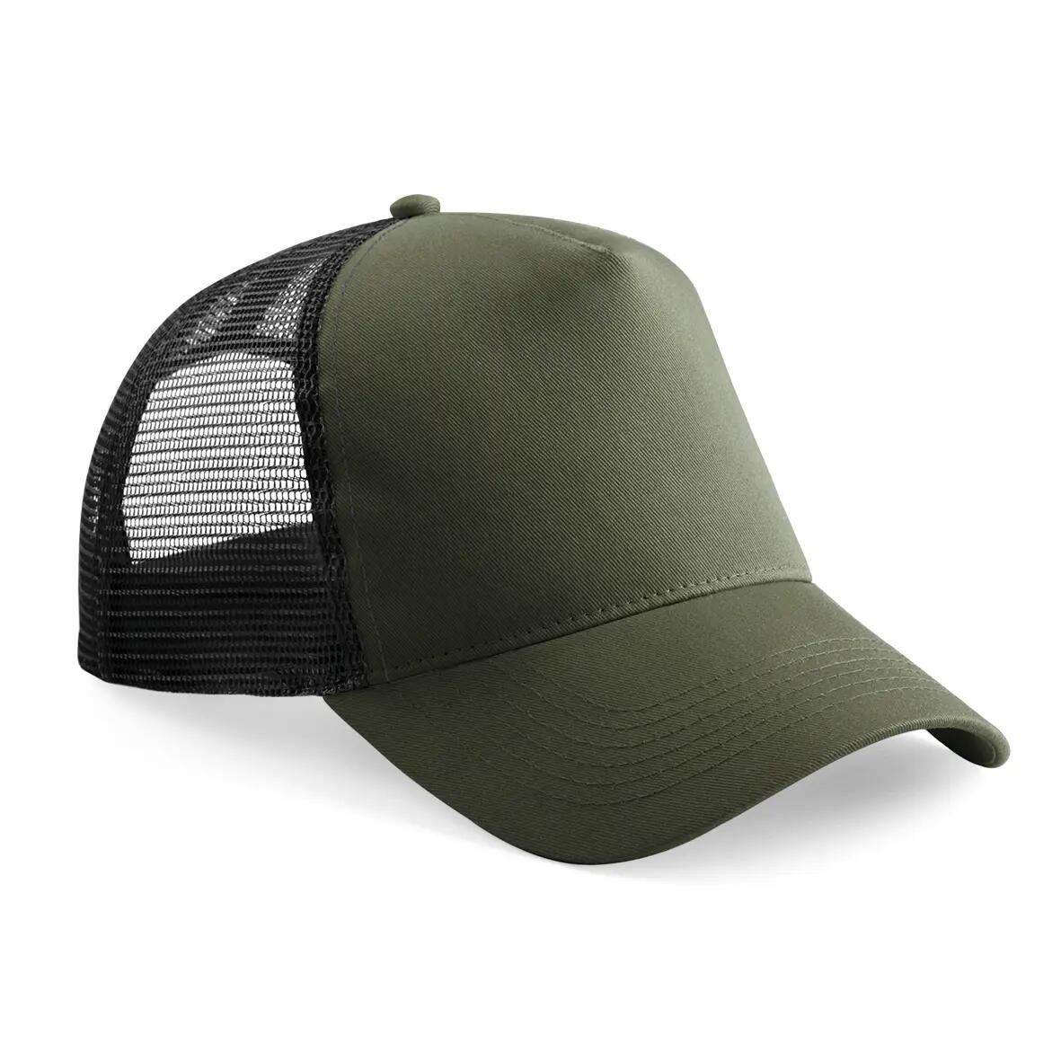 Casquette filet junior réglable à l'arrière - Olive Green / Black - One Size 4/4