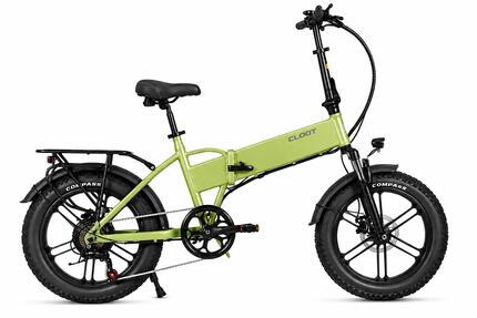 Vélo électrique pliant Fat longue autonomie CLOOT METRO 4.0 Bleu
