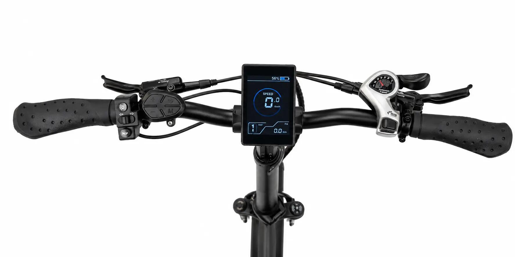 Bici elettrica pieghevole Fat  lunghe percorrenze CLOOT METRO 4.0 Blu 4/12
