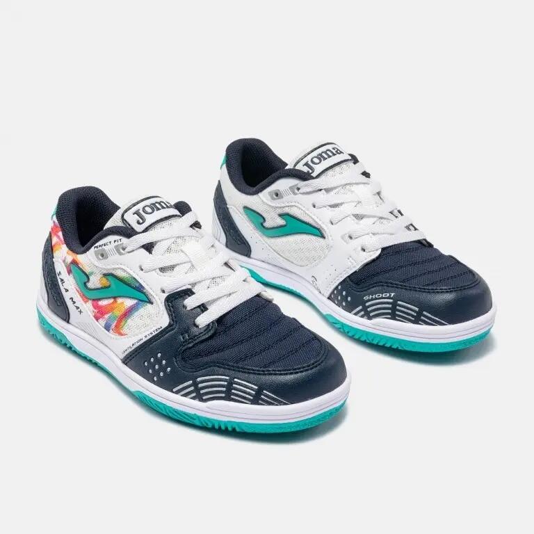 Zapatillas Fútbol Sala Niños Joma Sala Max Jr 26 IN Marino 4/6