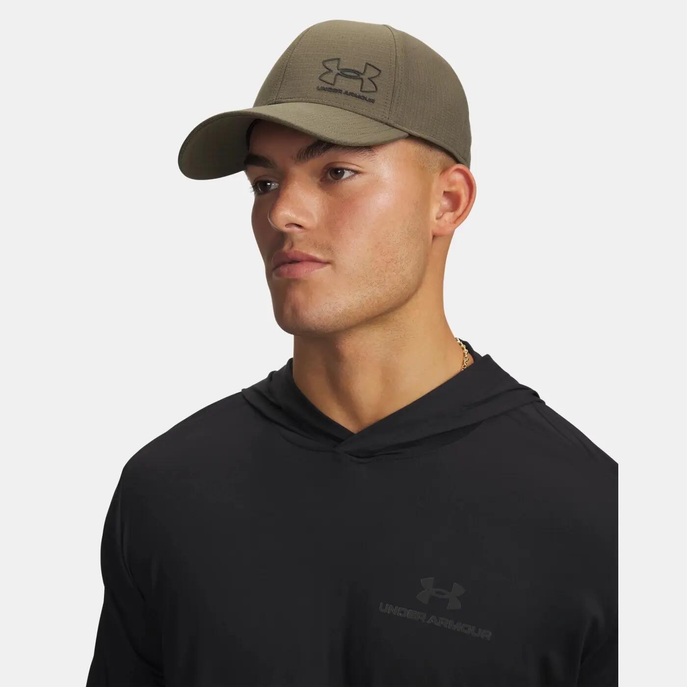 Cappellino sportivo da uomo Under Armour elasticizzato e traspirante 3/4