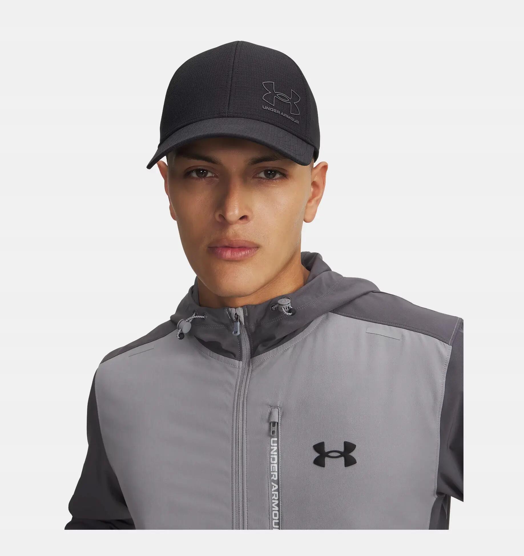 Casquette de sport pour homme Under Armour extensible et respirante 3/4
