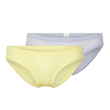 x2 Culottes Bleu/Jaune Femme Dim DIM0A6M
