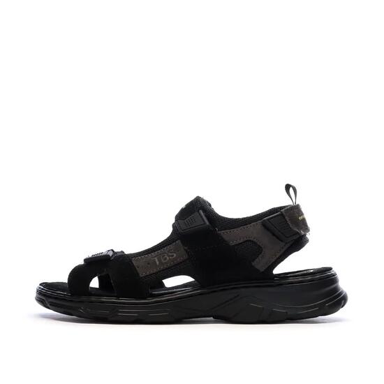 Sandales - Casual - Hommes - Plates, Velcro - JAIMMYE - Noir