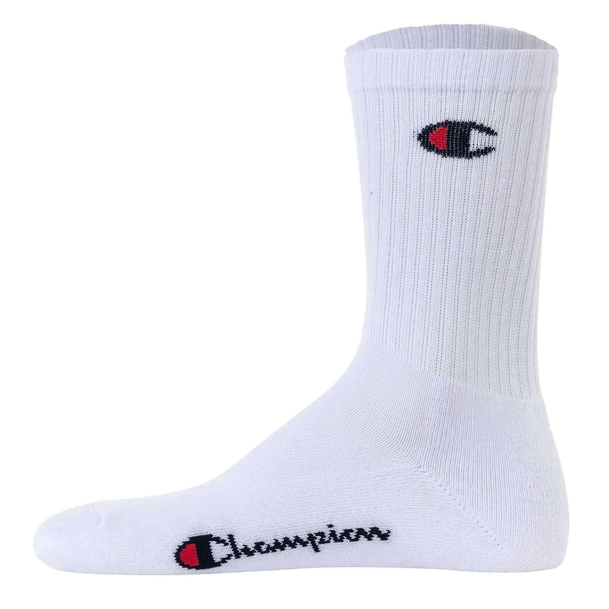 6 Paar Champion Crew Socken Gr. 35 - 46 Unisex Tennissocken U20005 5/7