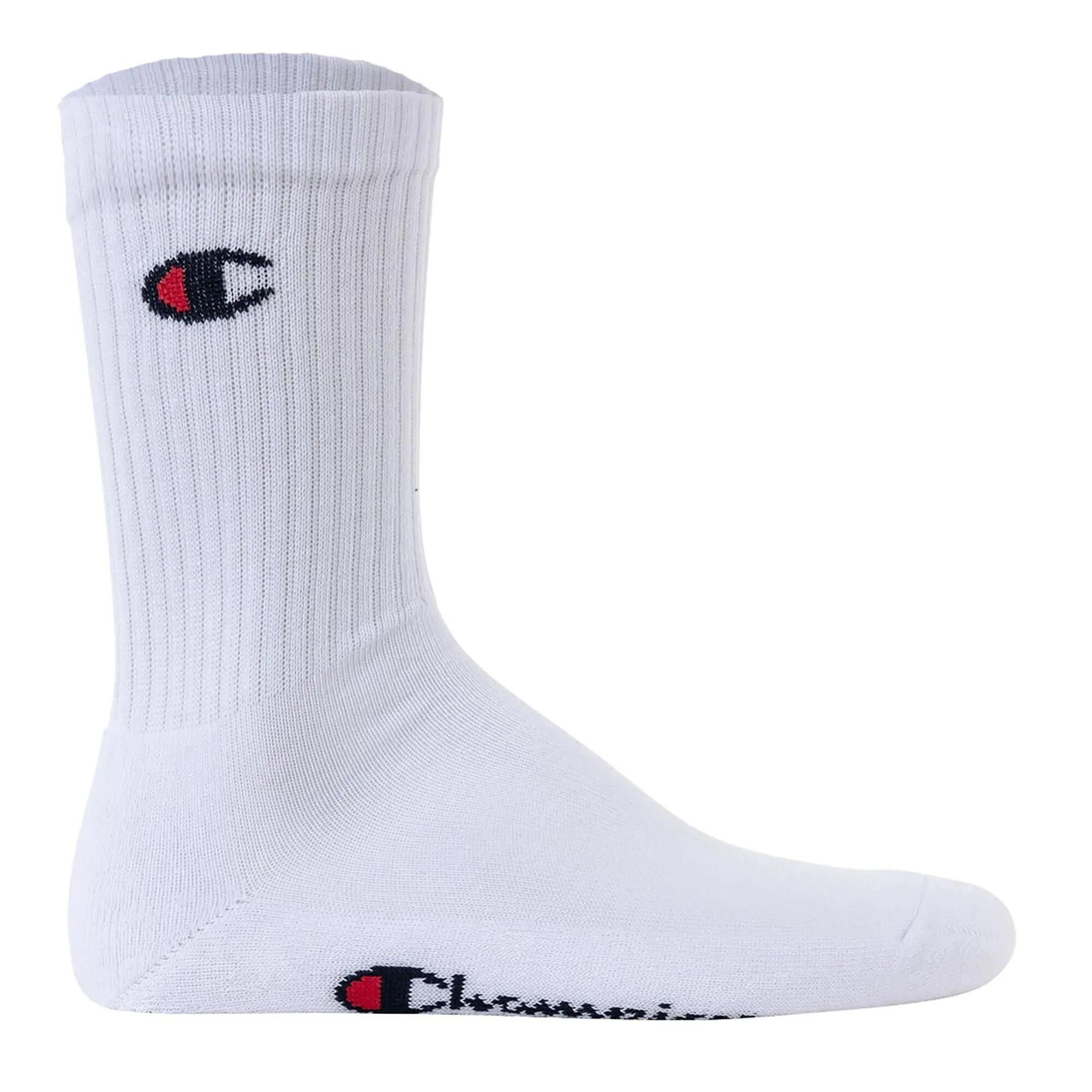 6 Paar Champion Crew Socken Gr. 35 - 46 Unisex Tennissocken U20005 4/7
