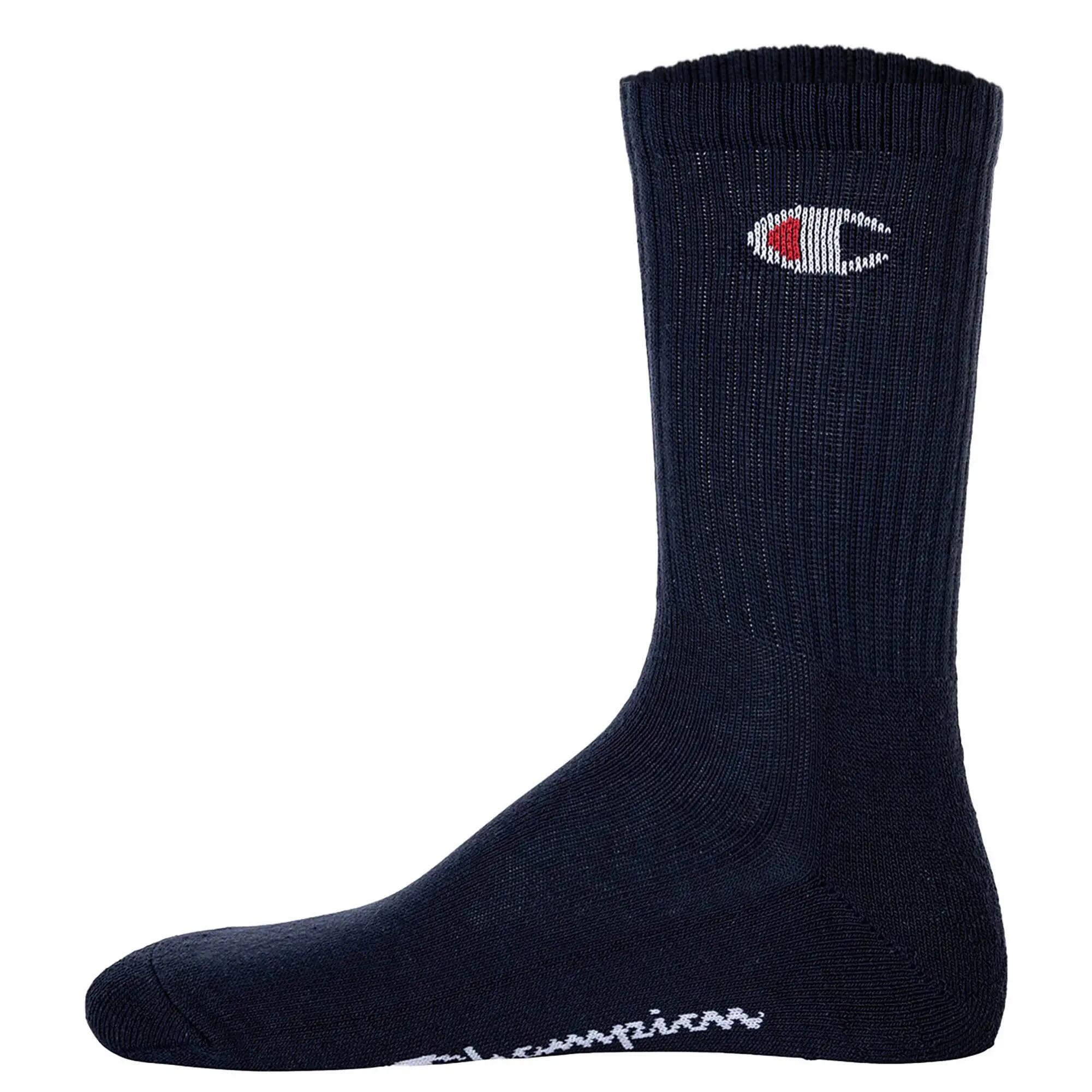 6 Paar Champion Crew Socken Gr. 35 - 46 Unisex Tennissocken U20005 3/7