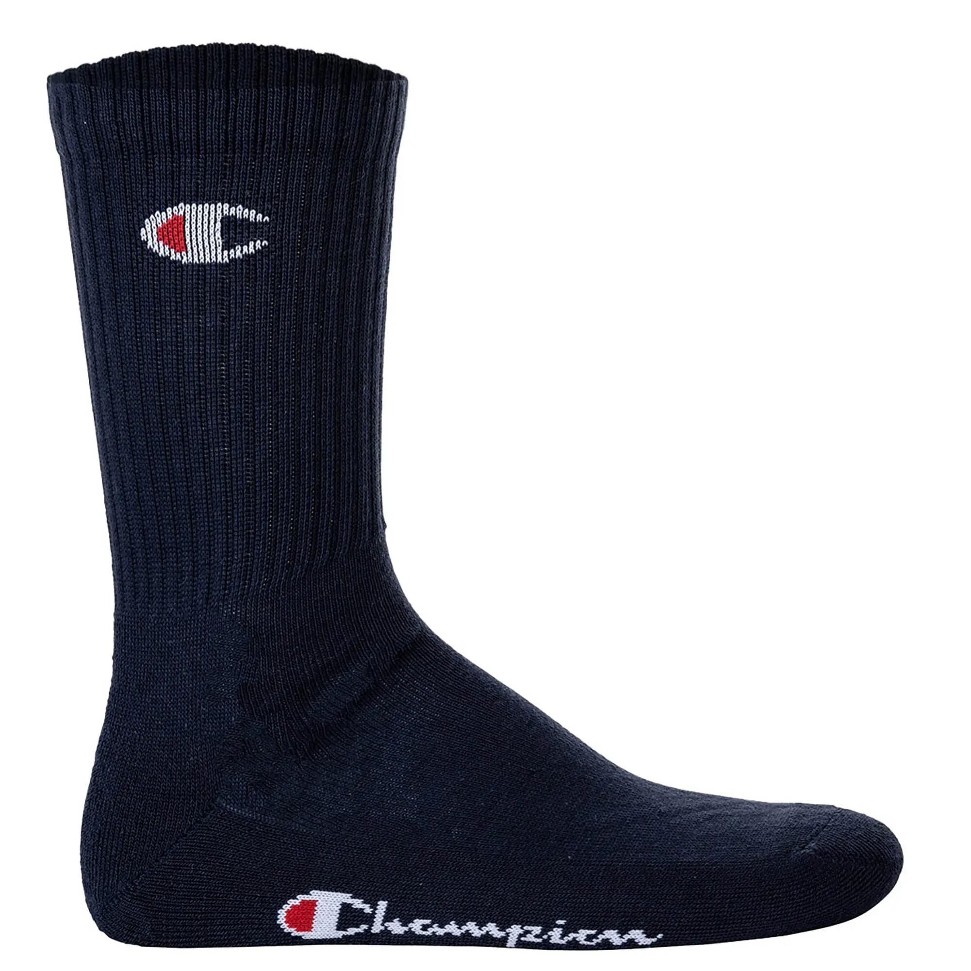 6 Paar Champion Crew Socken Gr. 35 - 46 Unisex Tennissocken U20005 2/7