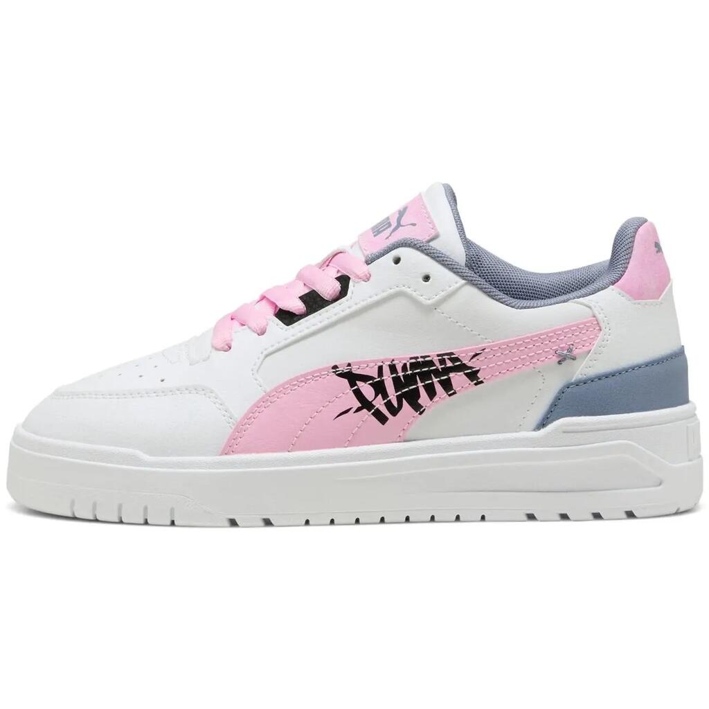 Sneakers Puma Shuffle Downtown Lo Mid 90s Jr, White, Kids