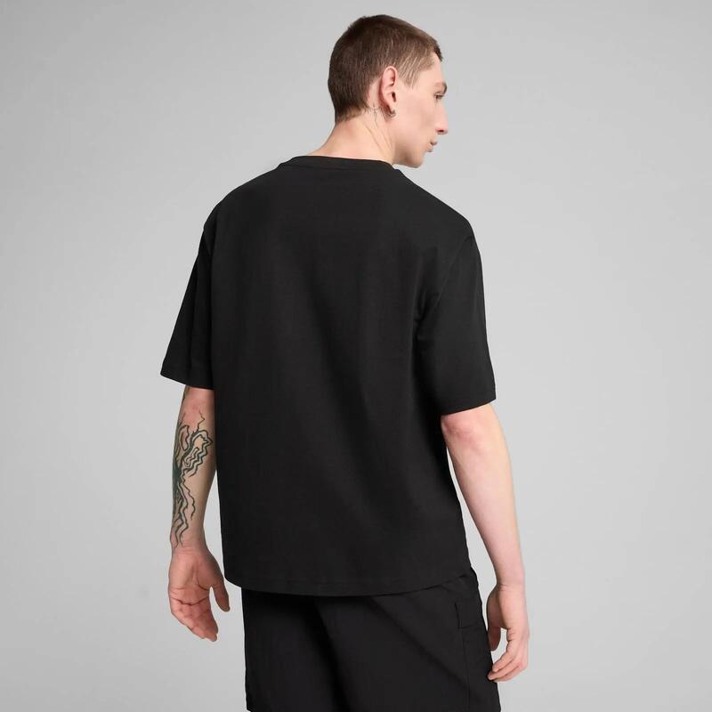 Tricou barbati Puma Wardrobe Ess Boxy Tee, Negru