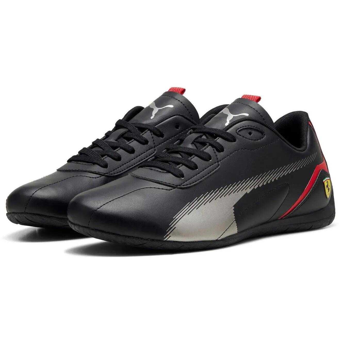 Turnschuhe Puma Ferrari Neo Cat 2.0 Aged, Schwarz, Unisex 3/5