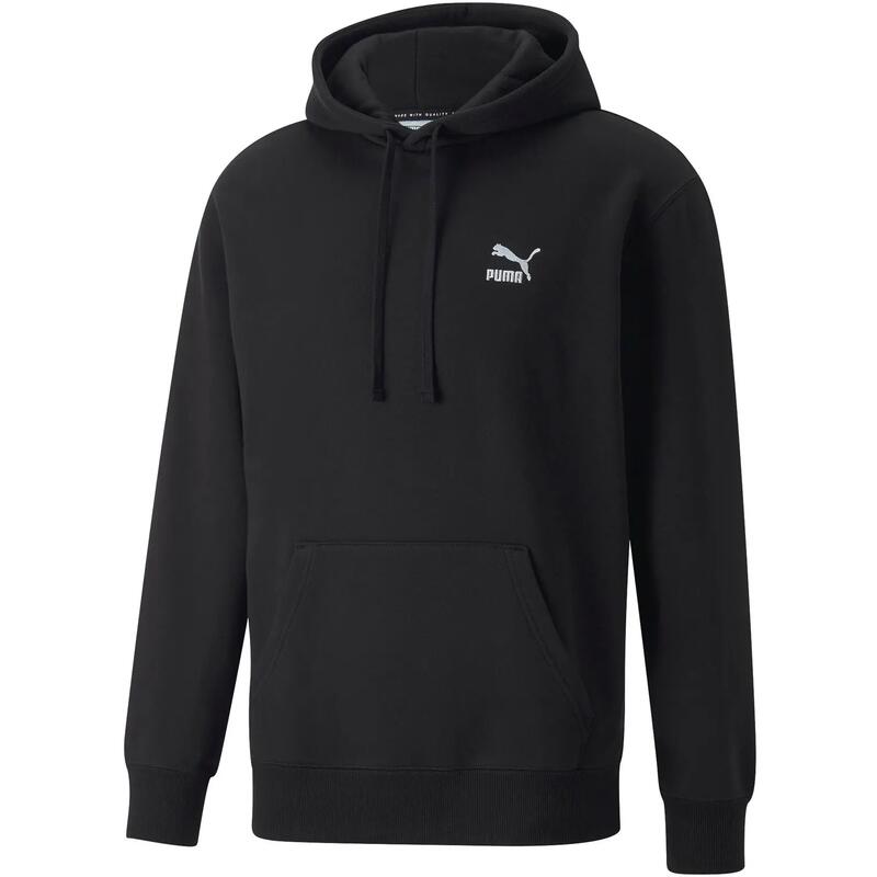 Hanorac barbati Puma Classics Small Logo Hoodie Fl, Negru