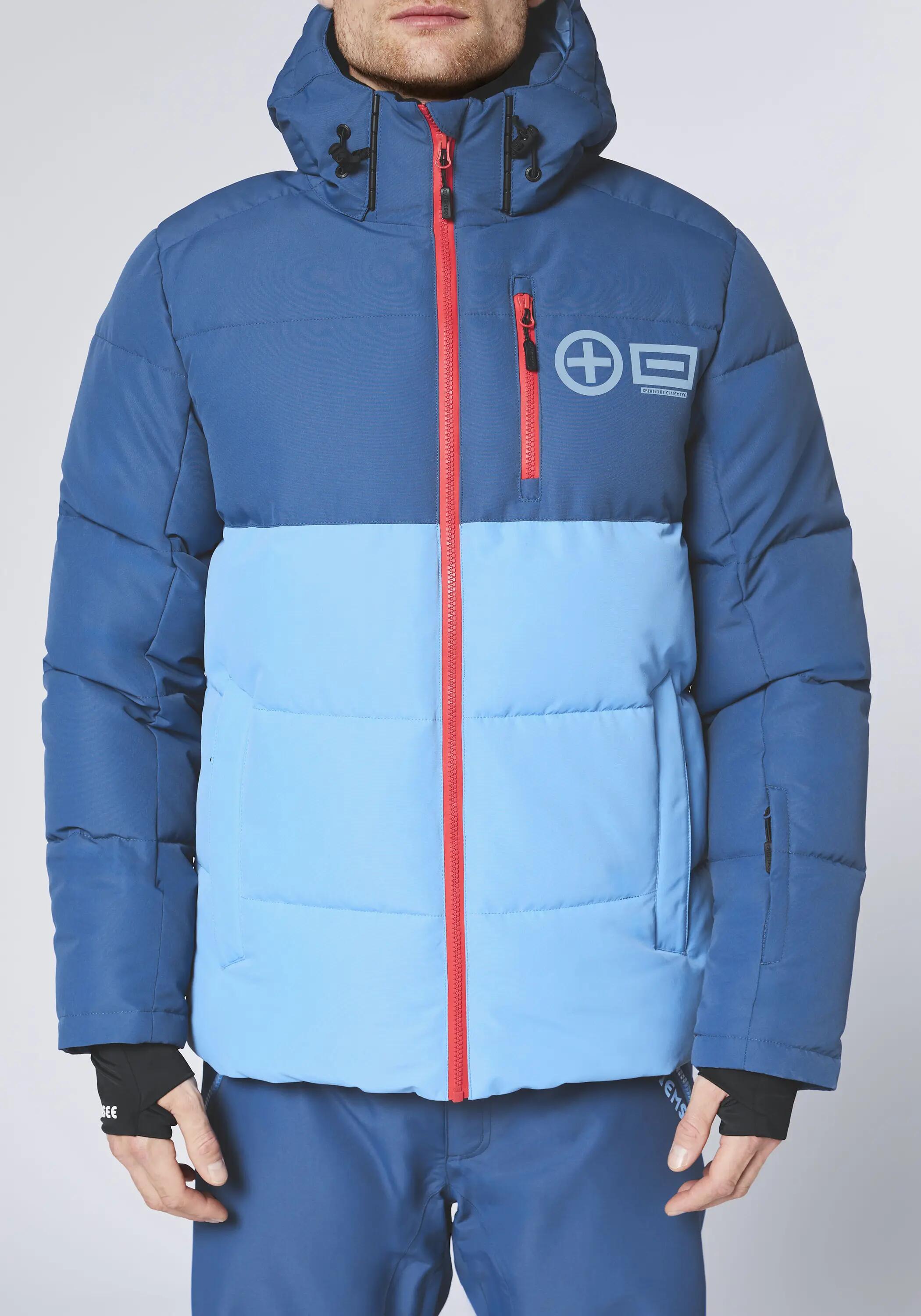 Skijacke mit vielen Reißverschlusstaschen inkl. Skipasstasche 8/8