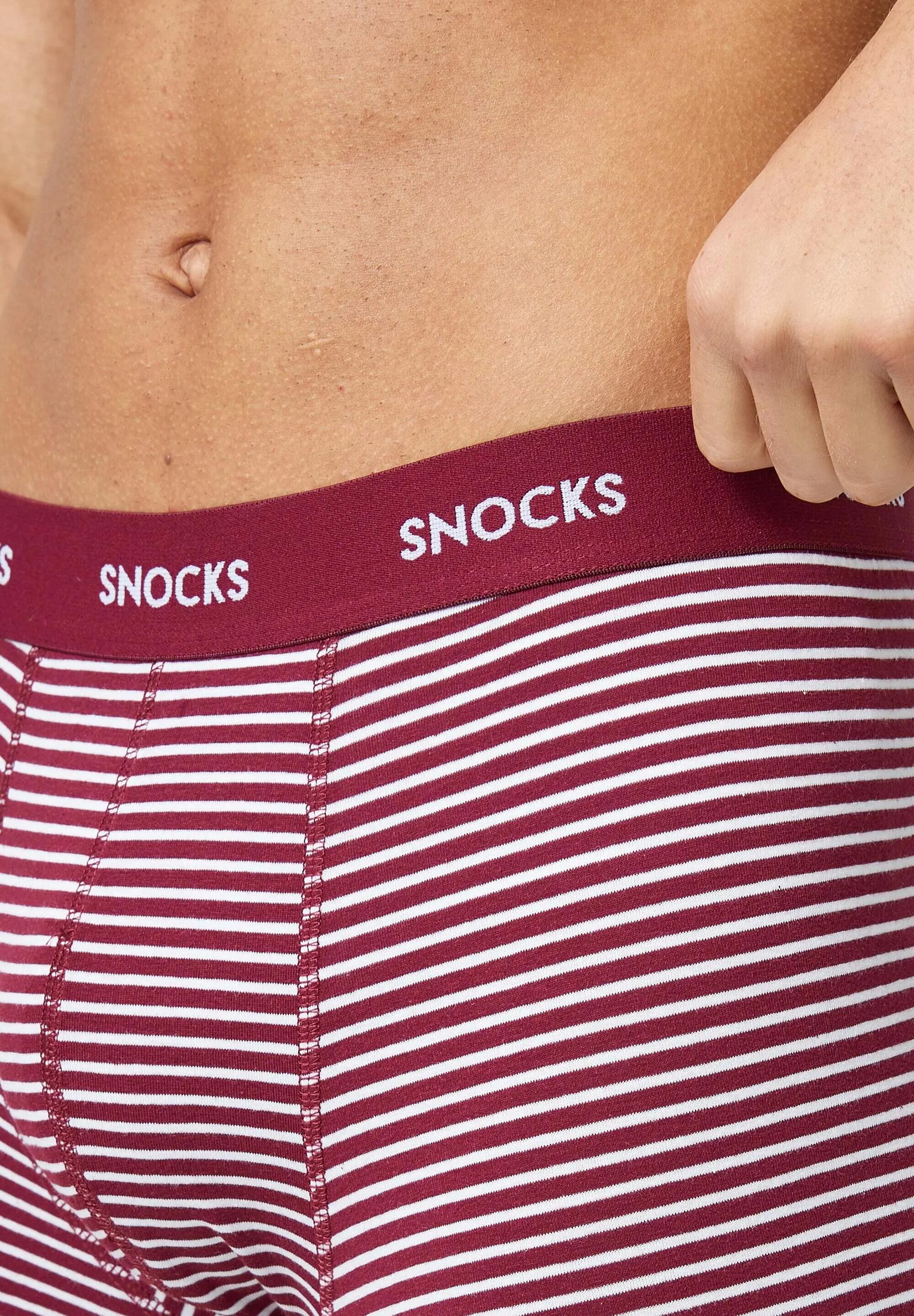 BOXERSHORTS MIT FARBIGEM BUND AUS BIO-BAUMWOLLE 8/10