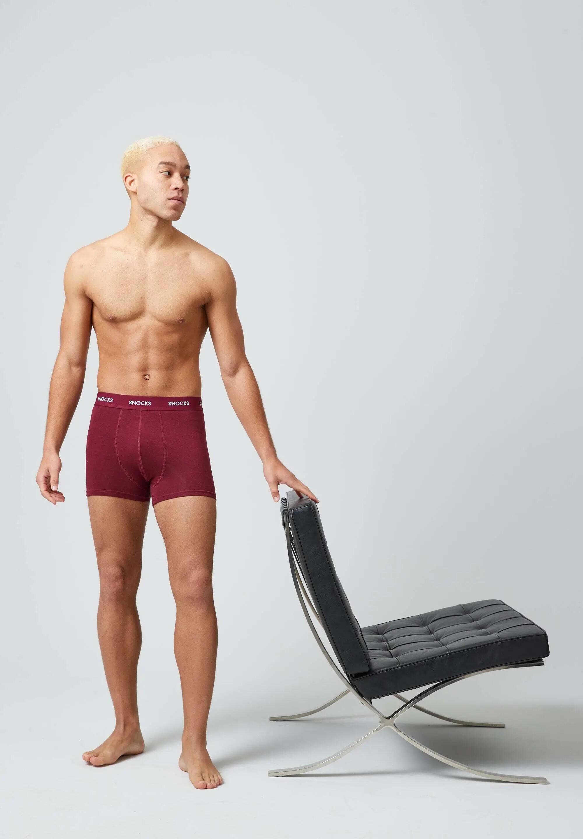 BOXERSHORTS MIT FARBIGEM BUND AUS BIO-BAUMWOLLE 10/10