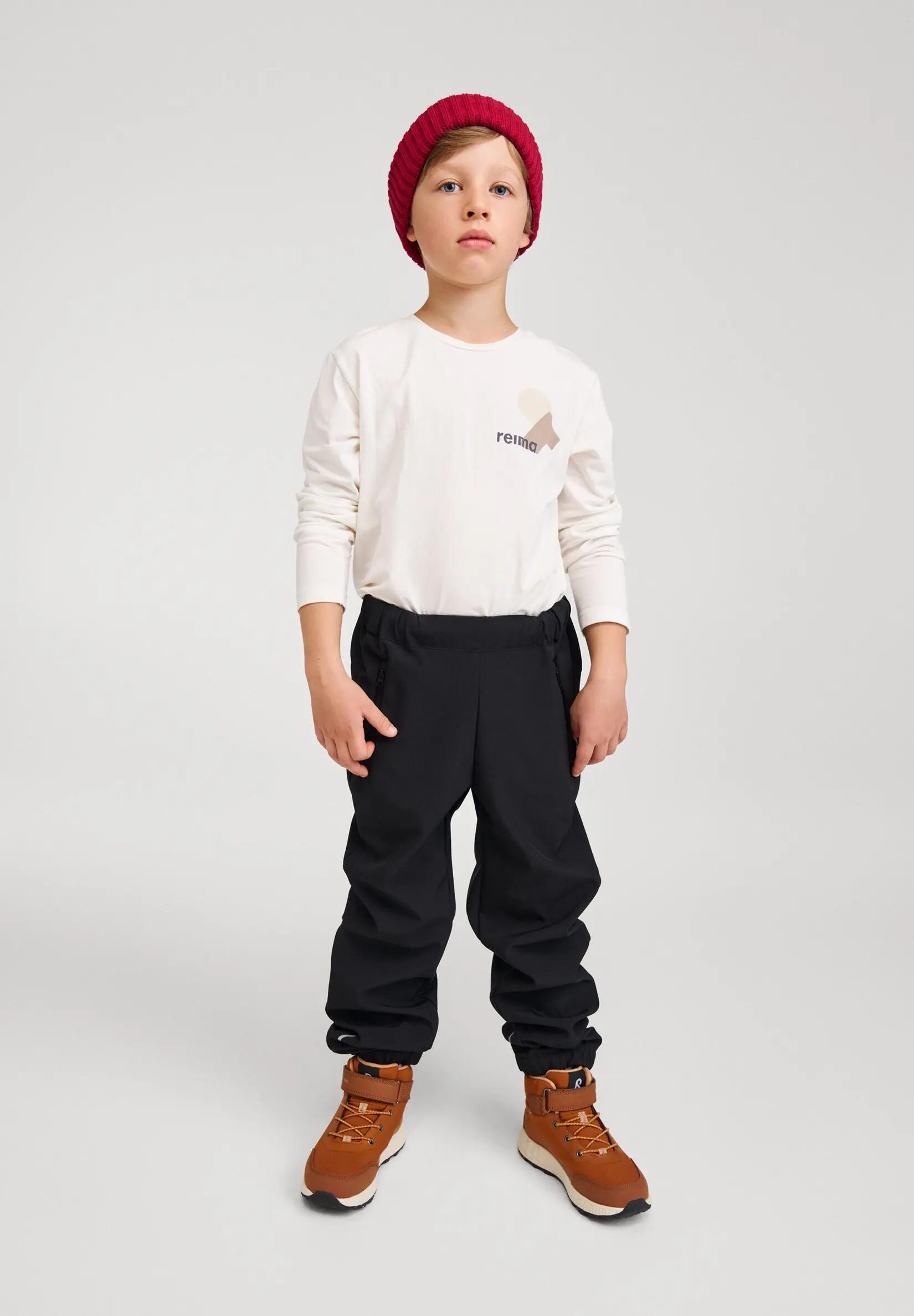 Pantaloni Softshell per Bambini Koivin Neri 8/8