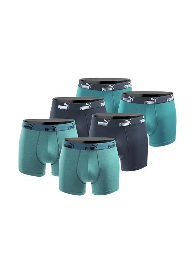 PUMA Puma Herren Boxershorts 6er Pack ocean depths 10/12