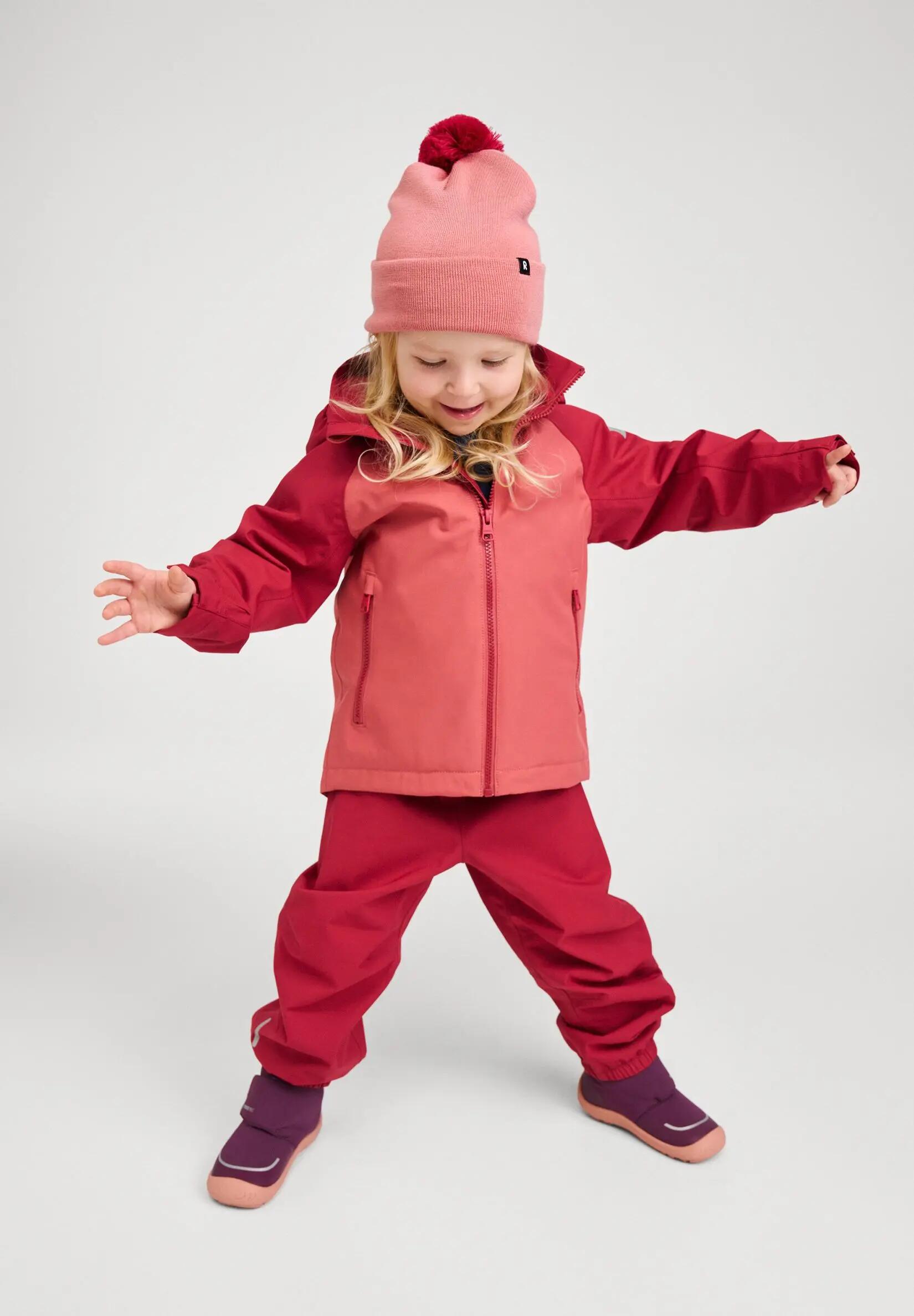 tec Kinder Regenjacke Sulkava Red Clay 8/8