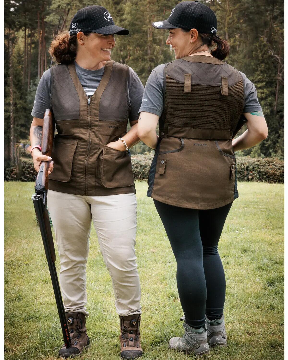 Damen Schießweste Mesh-Back 9/13