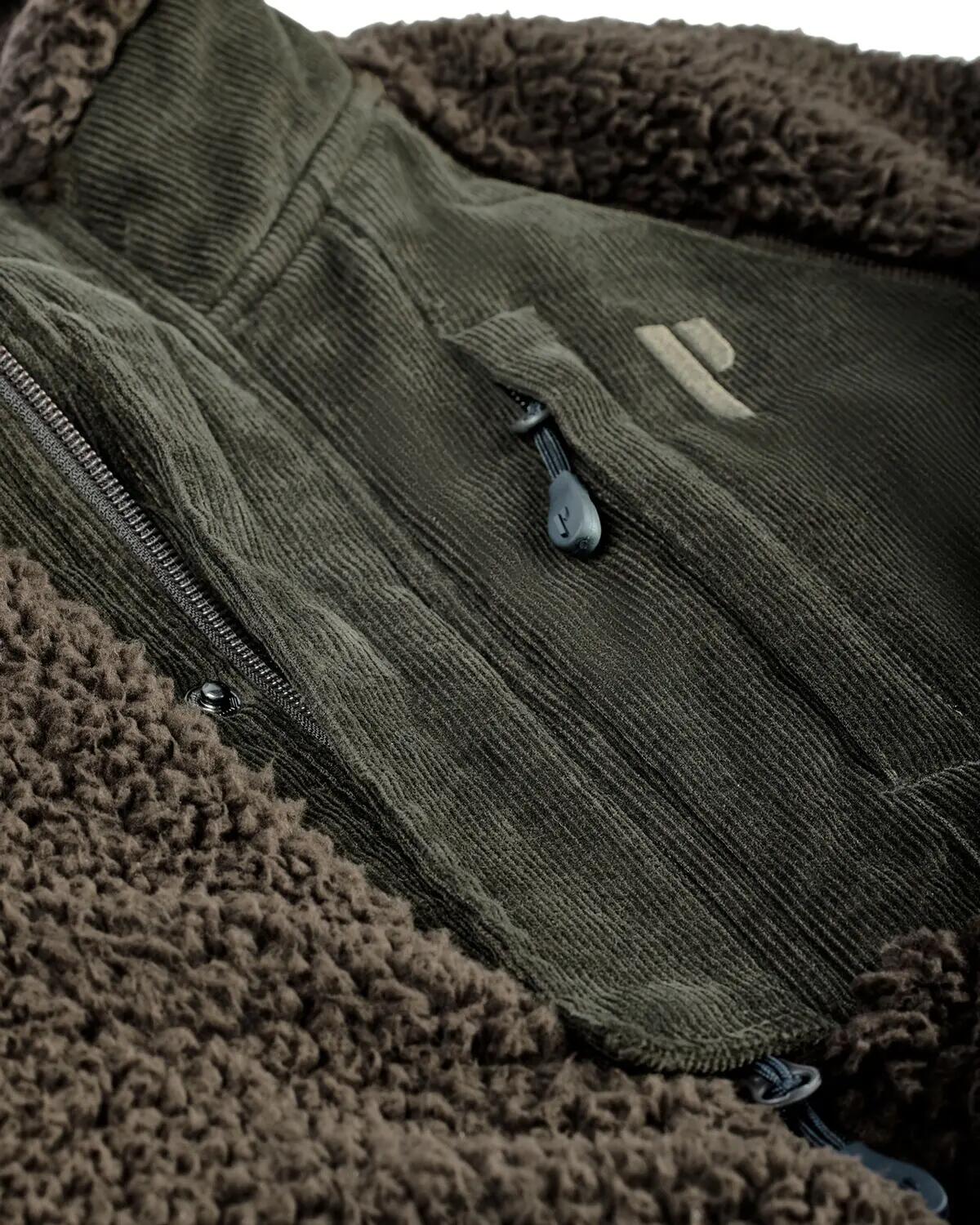 Damen Pilefleecejacke Cord 8/10
