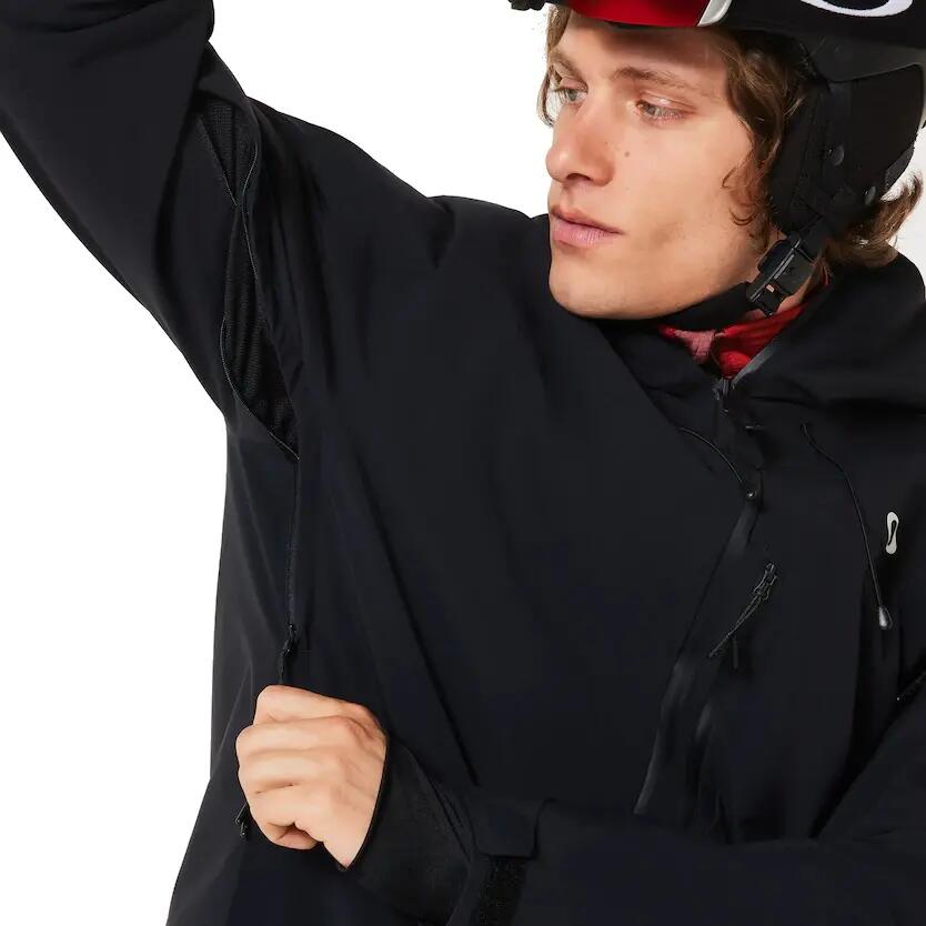 Chaqueta Negra Oackley Canopy Insulated Jacket Black Cómoda y Repelente al Agua 9/9