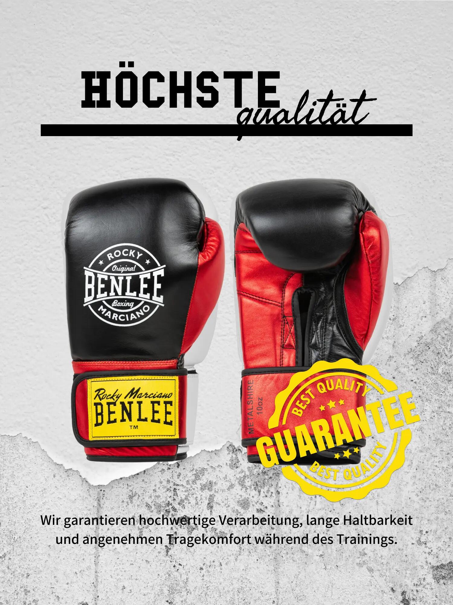 BENLEE Boxhandschuhe aus Leder METALSHIRE 8/9