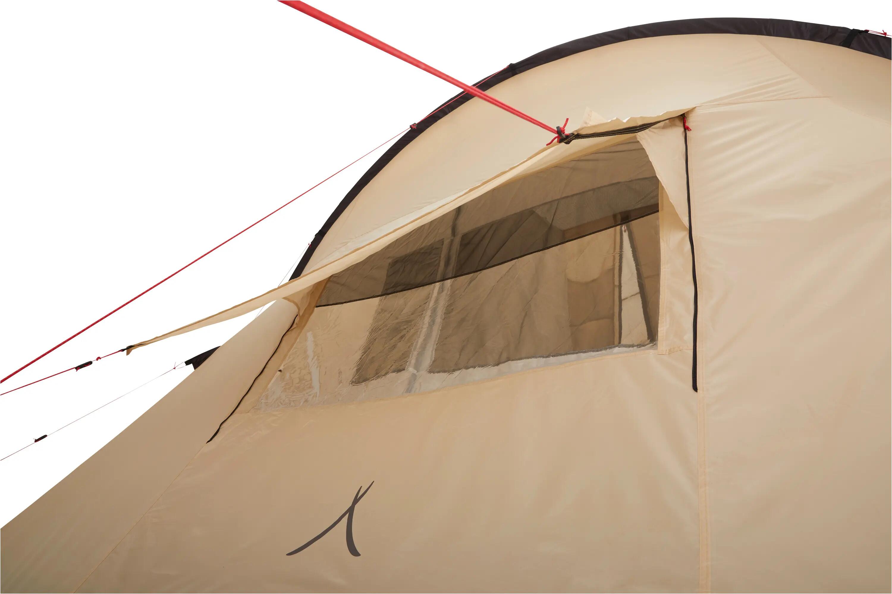 Tienda túnel Helena 3 personas grupo familiar camping vestíbulo 9/10