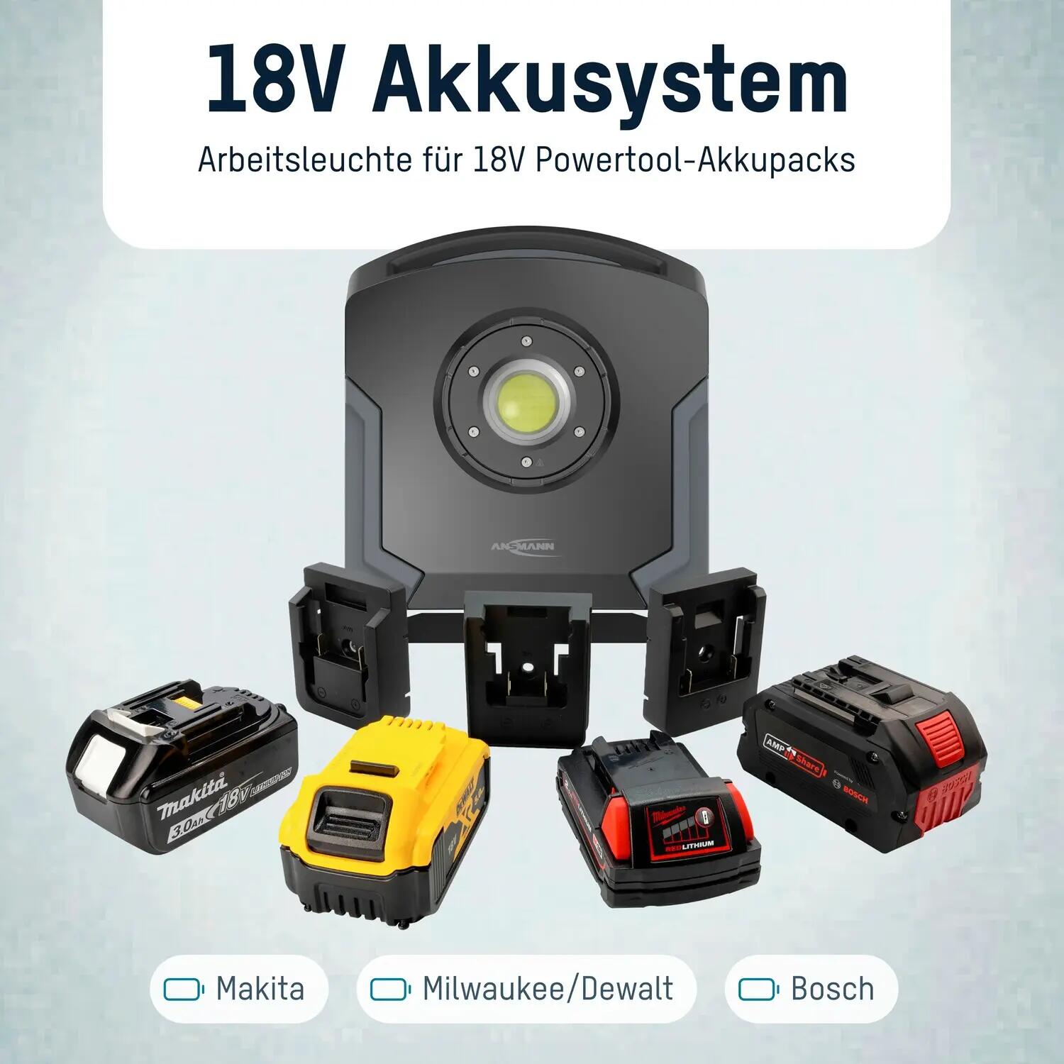 Arbeitsleuchte WL60W 18V Hybrid 8/11