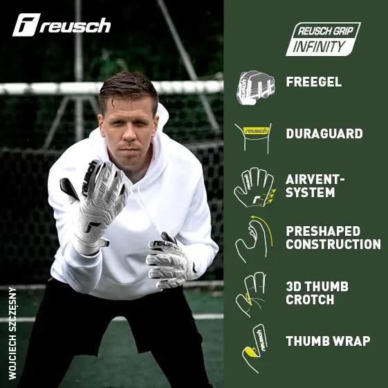 Rękawice bramkarskie Reusch Attrakt Freegel Infinity 8/8