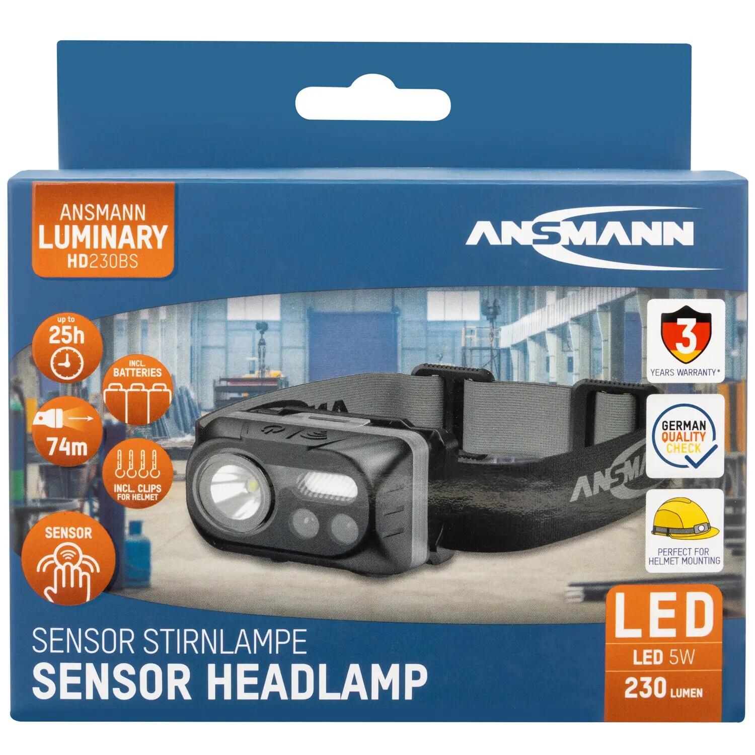 ANSMANN LED Stirnlampe 8/10
