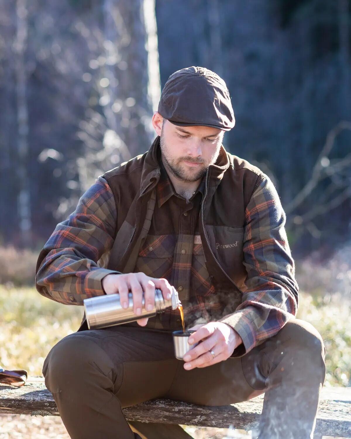 Pinewood Veste Abisko - Suède Marron (5883) 8/10