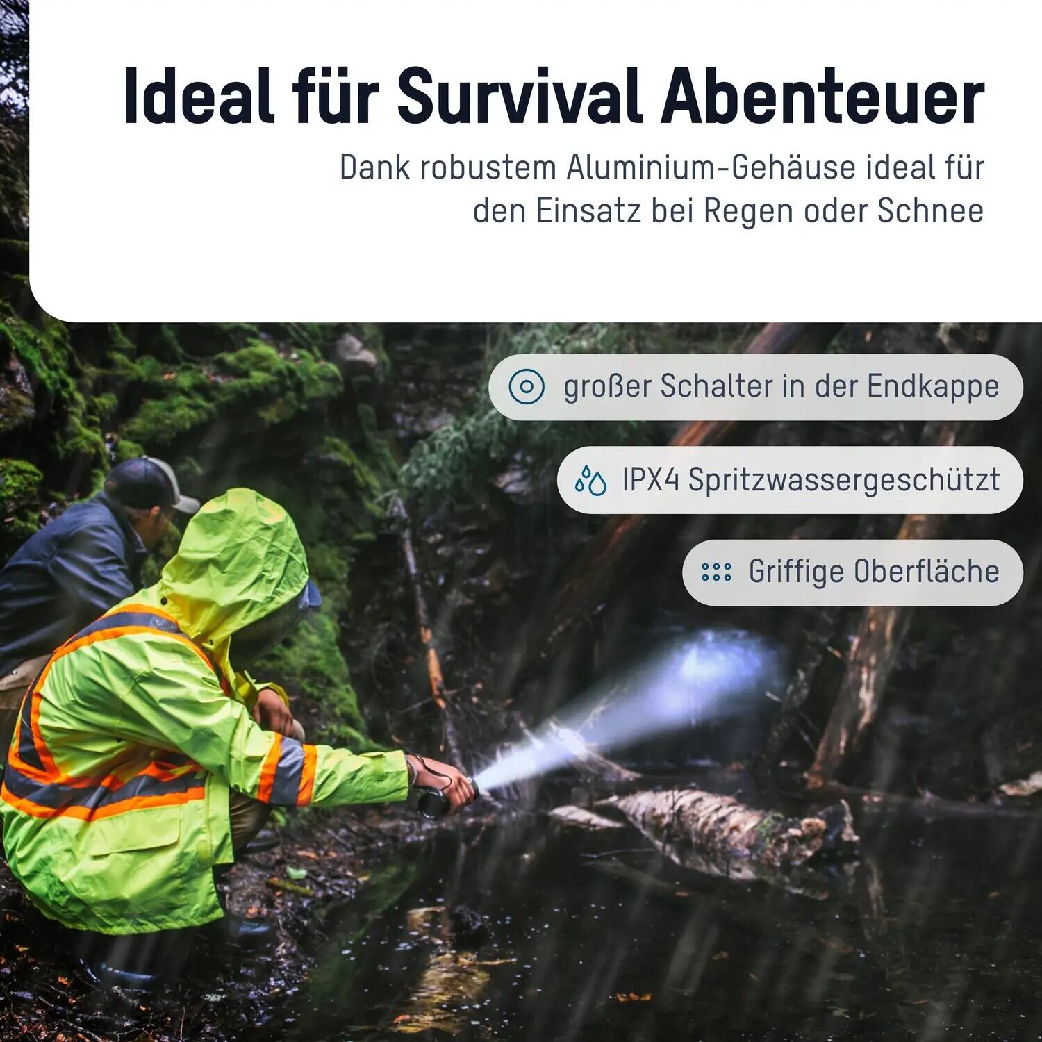 Taschenlampe Survival TS450RF 10/10