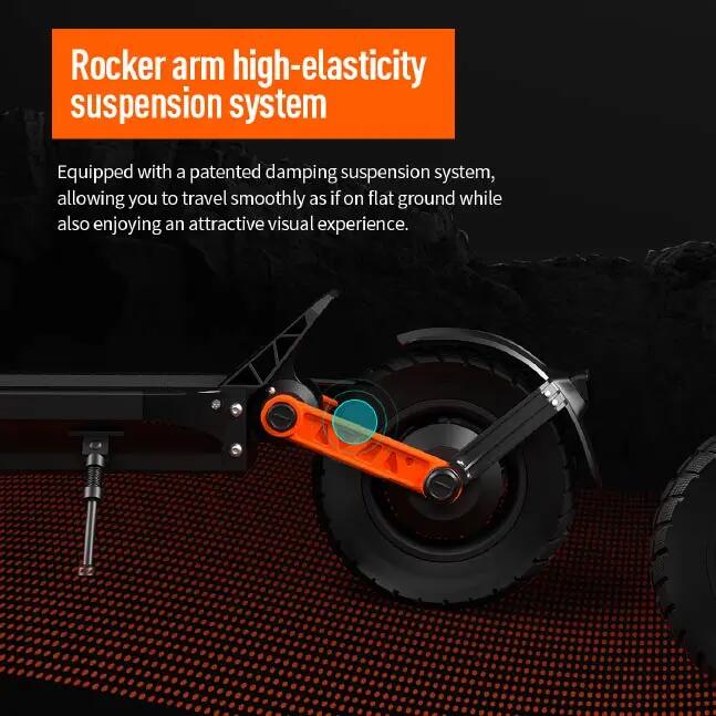 Patinete eléctrico para adultos JOYOR S5(ABE) Neumáticos 10×3.0 pulgadas 14/14