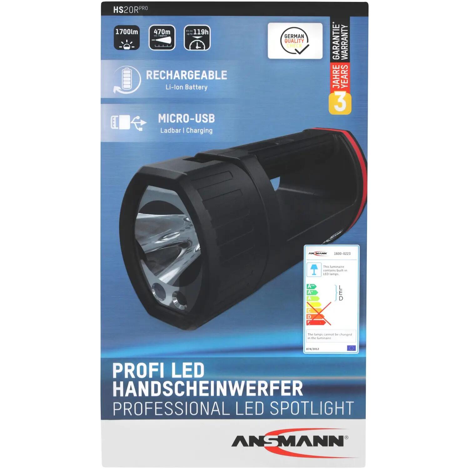 LED-Handscheinwerfer HS20R Pro 8/10