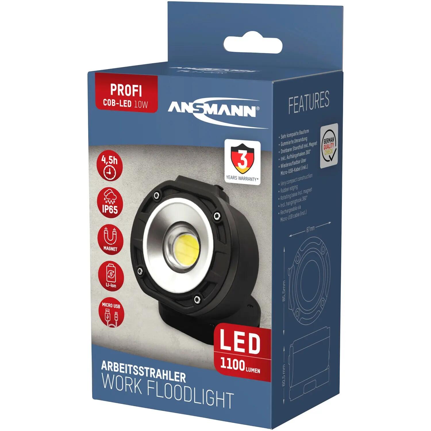LED-Strahler FL 1100R Pocket 10/10