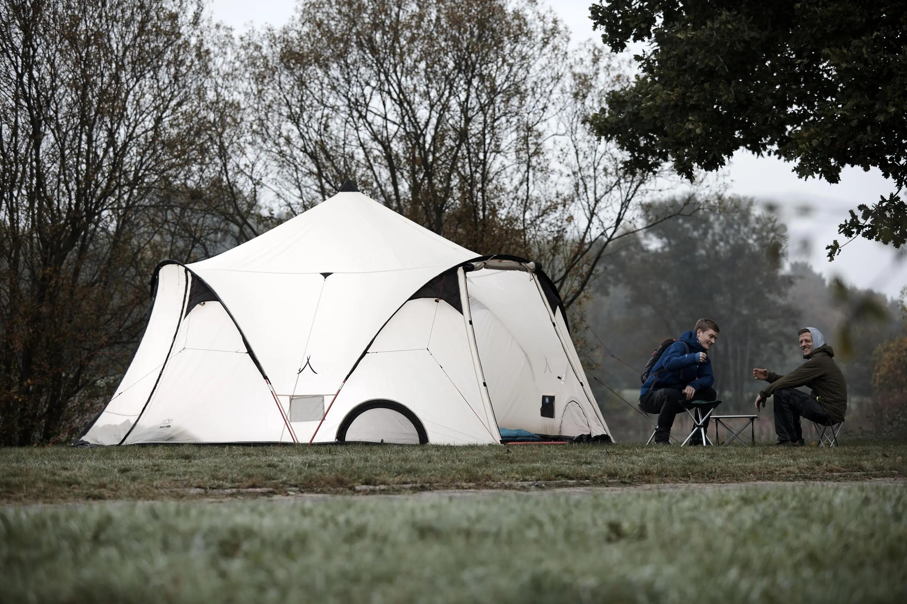 Mesa de camping Tucket Micro plegable rodante pesca Bivy aluminio 9/10