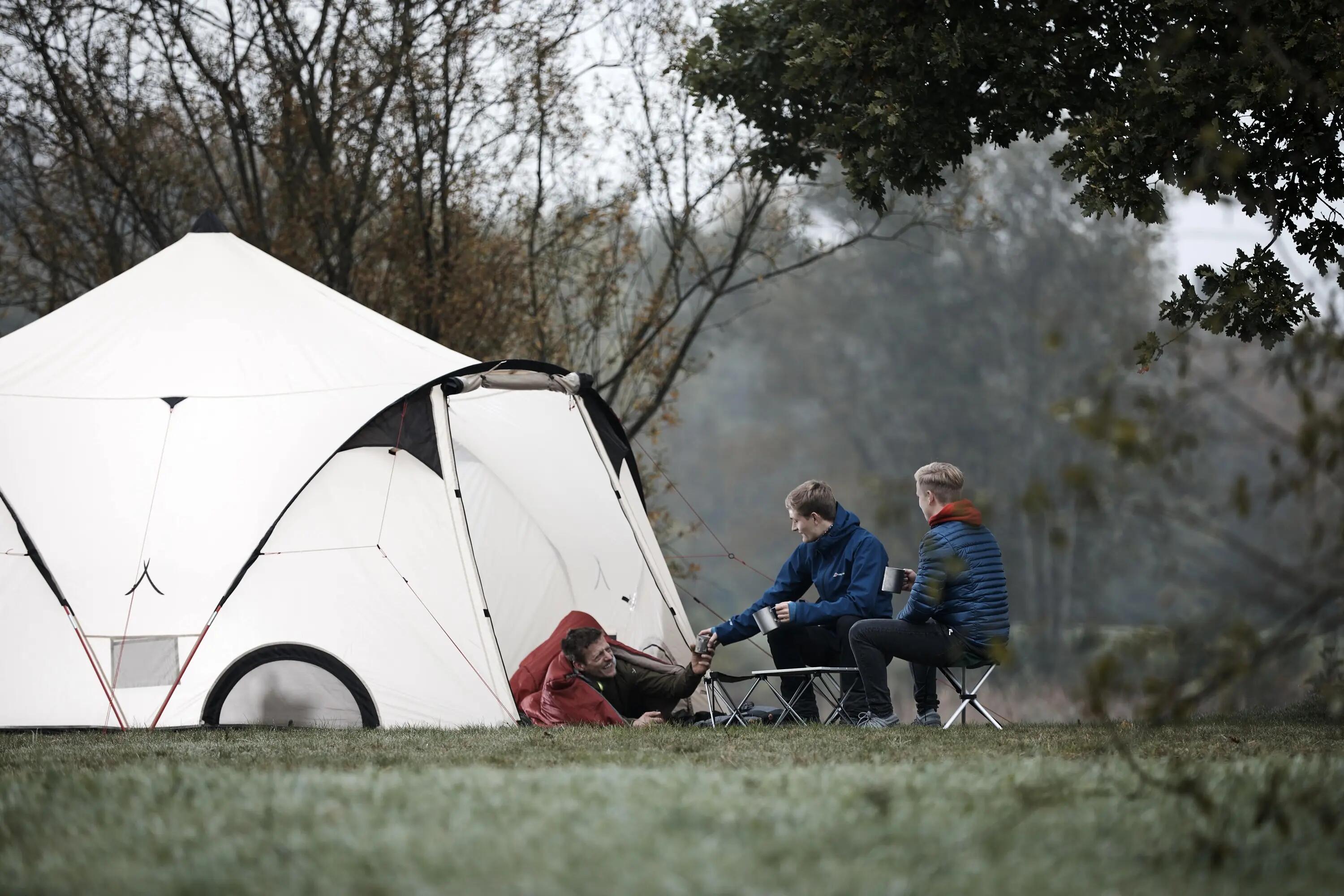 Mesa de camping Tucket Micro plegable rodante pesca Bivy aluminio 10/10
