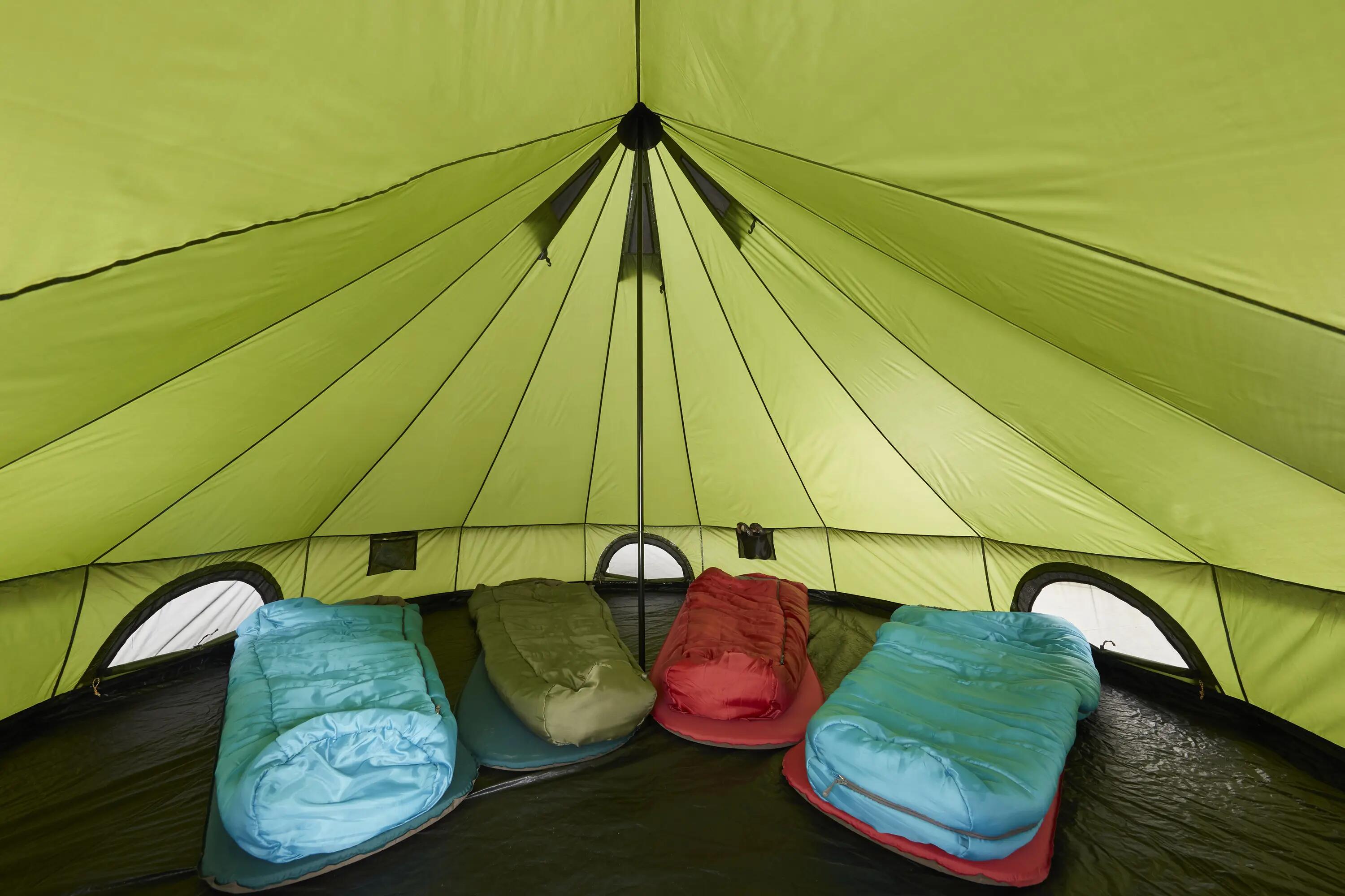 Indiana 8 persone tenda rotonda famiglia gruppo tipi wigwam 8/10