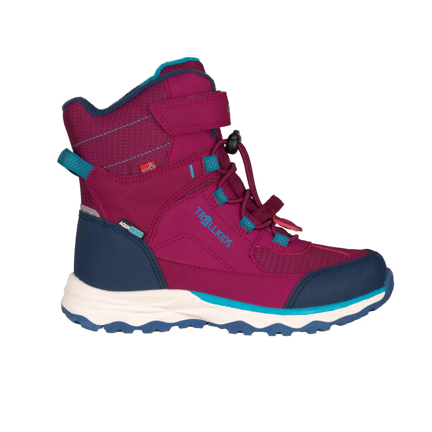 Kinder Winterboots Hafjell Helle Beere/Dunkeltürkis 8/8