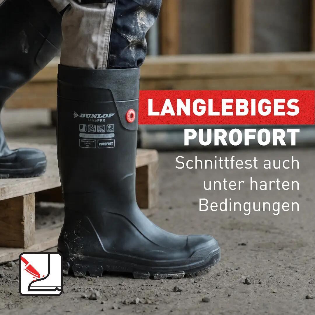 DUNLOP Botas LJ2HD02 Purofort TerraPRO segurança total 8/8